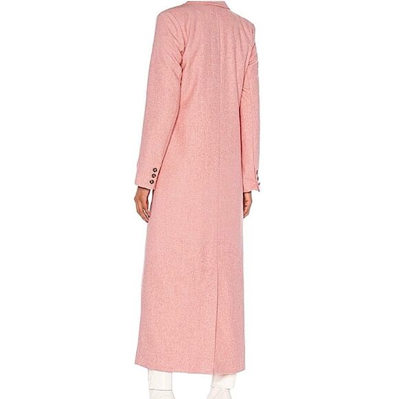 REVOLVE Coat Lovers + Friends Samantha Wool Fully Lined Coat Pink Size XS - Picture 4 of 10
